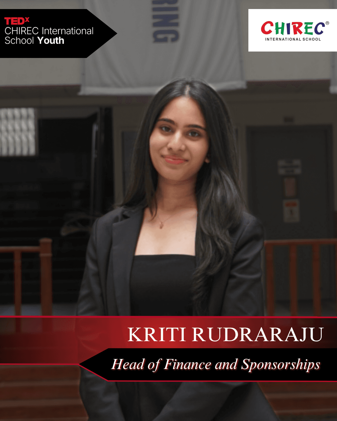 Kriti Rudraraju is a Grade 12 CBSE student studying Economics, Business, and Mathematics.
Fuelled by curiosity and a spirited approach, she dives into new experiences and conversations with ease, making sure she never misses a chance to try something out of the ordinary. When she’s not on the move—vibing to the latest mass songs on long drives or indulging her passion for traveling and discovering new cuisines—she’s fully immersed in the world of Telugu cinema, watching her favorite Telugu movie, SVSC, on repeat.
A longtime follower of TEDx, Kriti has been watching its evolution closely and now aims to combine her enthusiasm and precision to help shape an unforgettable edition that is impactful, inspiring, and executed to perfection.